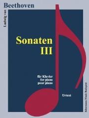 Okładka książki Beethoven. Sonaten III fur Klavier