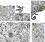 Opakowanie Brulion A5/96K kratka 1091 Secret Garden (5szt)