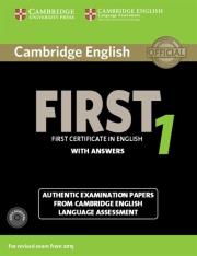 Opakowanie Cambridge English First 1 Authentic examination papers with answers + 2CD