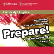Cambridge English Prepare!  5 Class Audio 2CD. Autor: Capel Annette, Joseph Niki. Dadada.pl Okładka książki Cambridge English Prepare!  5 Class Audio 2CD