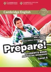 Cambridge English Prepare! 5 Student's Book. Autor: Capel Annette, Joseph Niki. Dadada.pl Okładka książki Cambridge English Prepare! 5 Student's Book