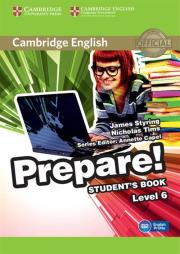 Cambridge English Prepare! 6 Student's Book. Autor: James Styring, Tims Nicholas. Dadada.pl Okładka książki Cambridge English Prepare! 6 Student's Book