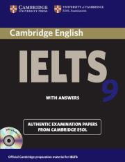 Opakowanie Cambridge IELTS 9 Authentic Examinatin Papers with answers + 2CD