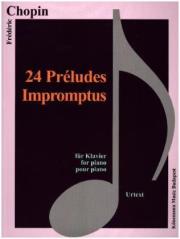Okładka książki Chopin. 24 Preludes, Impromptus fur Klavier