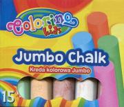Opakowanie Colorino kids Kreda kolorowa Jumbo w pudełku 15 sztuk