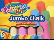 Opakowanie Colorino kids Kreda kolorowa Jumbo w pudełku 6 kolorów