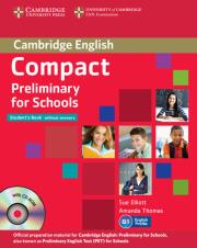 Compact Preliminary for Schools Student's Pack + CD. Autor: Elliott Sue, Thomas Amanda. Dadada.pl Okładka książki Compact Preliminary for Schools Student's Pack + CD