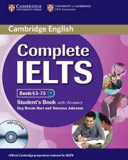 Complete IELTS Bands 6.5-7.5 Student's Book with answers + CD. Autor: Brook-Hart Guy, jakeman Vanessa. Dadada.pl Okładka książki Complete IELTS Bands 6.5-7.5 Student's Book with answers + CD