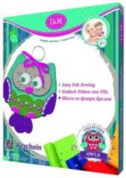 Opakowanie D&M Uszyj filcową breloczek z sową