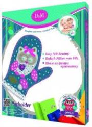 Opakowanie D&M Uszyj filcową rękawiczkę z sową