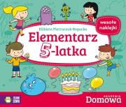 Okładka książki Domowa Akademia. Elementarz 5-latka