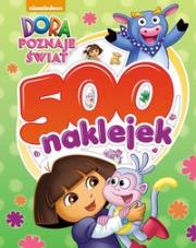 Okładka książki Dora poznaje świat. 500 naklejek