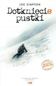 Dotknięcie pustki BR w.2016. Autor: Simpson Joe. Dadada.pl Okładka książki Dotknięcie pustki BR w.2016