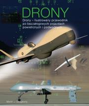 Drony. Autor: Martin J. Dougherty. Dadada.pl Okładka książki Drony