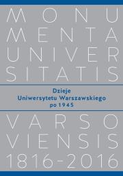 Okładka książki Dzieje Uniwersytetu Warszawskiego po 1945