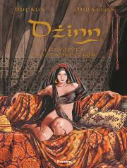 Dżinn. T.1-2: Faworyta, 30 Dzwoneczków. Autor: Dufaux Jean, Ana Miralles. Dadada.pl Okładka książki Dżinn. T.1-2: Faworyta, 30 Dzwoneczków