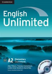 English Unlimited Elementary Coursebook with e-Portfolio DVD-ROM. Autor: Tilbury Alex, Clementson Theresa. Dadada.pl Okładka książki English Unlimited Elementary Coursebook with e-Portfolio DVD-ROM