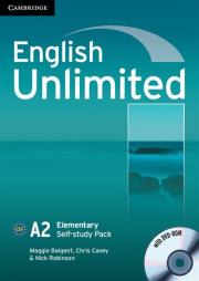 English Unlimited Elementary Self-study Pack Workbook + DVD. Autor: Baigent Maggie, Cavey Chris, Robinson Nick. Dadada.pl Okładka książki English Unlimited Elementary Self-study Pack Workbook + DVD