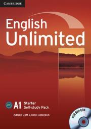 English Unlimited Starter Self-study Pack + DVD. Autor: Doff Adrian, Robinson Nick. Dadada.pl Okładka książki English Unlimited Starter Self-study Pack + DVD