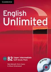 English Unlimited Upper Intermediate Self-study pack Workbook + DVD. Autor: Metcalf Robert, Cavey Chris, Greenwood Alison. Dadada.pl Okładka książki English Unlimited Upper Intermediate Self-study pack Workbook + DVD