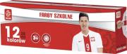 Opakowanie Farby szkolne PZPN 12 kolorów x 10 ml