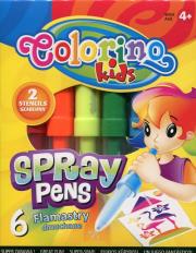 Opakowanie Flamastry dmuchane Colorino Kids 6 sztuk