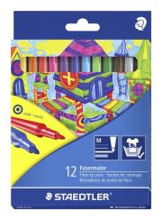Opakowanie Flamastry szkolne NC 12 kolorów STAEDTLER