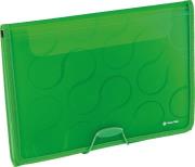 Opakowanie Folder A4 z 6 przegrodami Focus Omega zielony