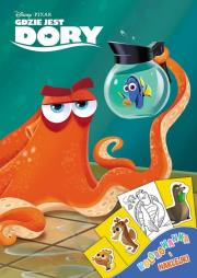 Okładka książki Gdzie jest Dory? Kolorowanka i naklejki