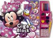 Giga Block - Zestaw dla artysty 5w1 - Minnie. Autor: Minnie. Dadada.pl Okładka książki Giga Block - Zestaw dla artysty 5w1 - Minnie
