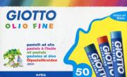 Giotto Pastele olejne 50 sztuk. Wydawca: Fila. Dadada.pl Opakowanie Giotto Pastele olejne 50 sztuk