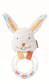 Opakowanie Grzechotka  z kółeczkiem - króliczek - 13cm