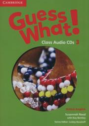 Guess What! 3 Class Audio 2CD British English. Autor: Reed Susannah, Bentley Kay. Dadada.pl Okładka książki Guess What! 3 Class Audio 2CD British English