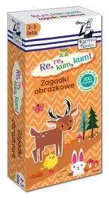 Kapitan Nauka. Zagadki obrazkowe - RE RE KUM KUM. Autor: Trepczyńska Magdalena. Dadada.pl Okładka książki Kapitan Nauka. Zagadki obrazkowe - RE RE KUM KUM