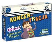Okładka książki Kapitan Nauka.Koncentracja 100 zabaw z det. Motyw.