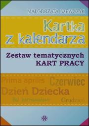 Kartka z kalendarza. Autor: Szewczyk Małgorzata. Dadada.pl Okładka książki Kartka z kalendarza