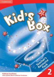 Kid's Box 2 Teacher's Resource Pack + CD. Autor: Escribano Kathryn, Nixon Caroline. Dadada.pl Okładka książki Kid's Box 2 Teacher's Resource Pack + CD