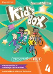 Kid's Box 4 Presentation Plus DVD. Autor: Nixon Caroline, Tomlinson Michael. Dadada.pl Okładka książki Kid's Box 4 Presentation Plus DVD
