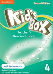 Kid's Box 4 Teacher's Resource Book with online audio. Autor: Escribano Kathryn, Nixon Caroline. Dadada.pl Okładka książki Kid's Box 4 Teacher's Resource Book with online audio