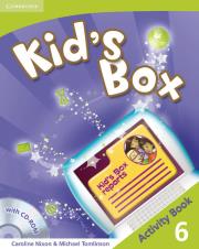 Kid's Box  6 Activity Book + CD. Autor: Nixon Caroline, Tomlinson Michael. Dadada.pl Okładka książki Kid's Box  6 Activity Book + CD