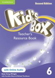 Kid's Box 6 Teacher's Resource Book + online audio. Autor: Cory-Wright Kate, Nixon Caroline, Tomlinson Michael. Dadada.pl Okładka książki Kid's Box 6 Teacher's Resource Book + online audio