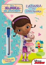 Klinika dla pluszaków. Zadania do zmazywania.. Autor: Opracowanie zbiorowe. Dadada.pl Okładka książki Klinika dla pluszaków. Zadania do zmazywania.