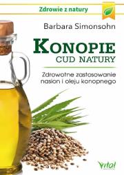 Konopie cud natury. Autor: Barbara Simonsohn. Dadada.pl Okładka książki Konopie cud natury