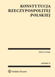 Okładka książki Konstytucja Rzeczypospolitej Polskiej Przepisy