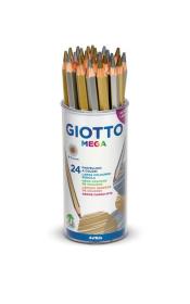 Kredki Giotto Mega Gold-Silver 24 sztuki. Wydawca: Fila. Dadada.pl Opakowanie Kredki Giotto Mega Gold-Silver 24 sztuki