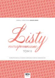 Okładka książki Listy niezapomniane. Tom 2