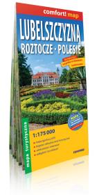 Lubelszczyzna, Roztocze, Polesie comfort! map laminowana mapa turystyczna. Autor: Praca zbiorowa. Dadada.pl Okładka książki Lubelszczyzna, Roztocze, Polesie comfort! map laminowana mapa turystyczna