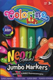Opakowanie Markery Jumbo fluorescencyjne Colorino Kids 6 kolorów