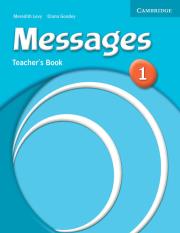 Messages 1 Teacher's Book. Autor: Levy Meredith, Goodey Diana. Dadada.pl Okładka książki Messages 1 Teacher's Book