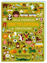 Moja pierwsza encyklopedia obrazkowa. Autor: Jan Kallwejt. Dadada.pl Okładka książki Moja pierwsza encyklopedia obrazkowa